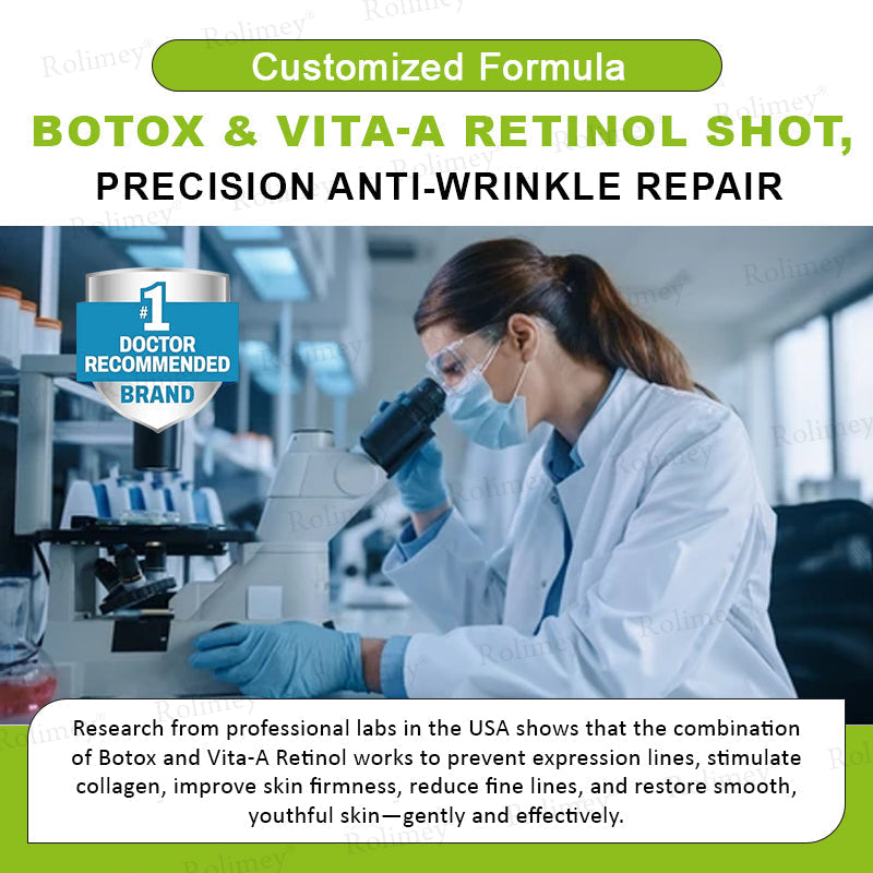 ✨👨‍⚕️Made and shipped from the USA 💫Rolimey® Botox & Vita-A Retinol Shot Wrinkle-Lift Tightening cream - Last Day Promotion 70% OFF