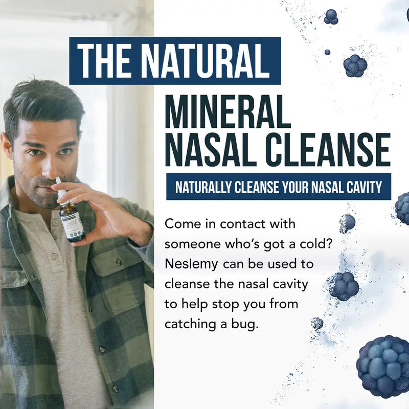 Nasal Cleanse– Neutralize Nose - Iodine + Fulvic Acid Blend -100% Natural Mineral Complex