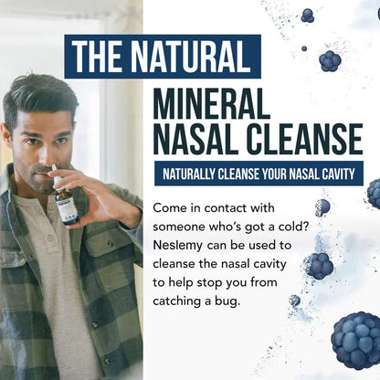 Nasal Cleanse– Neutralize Nose - Iodine + Fulvic Acid Blend -100% Natural Mineral Complex