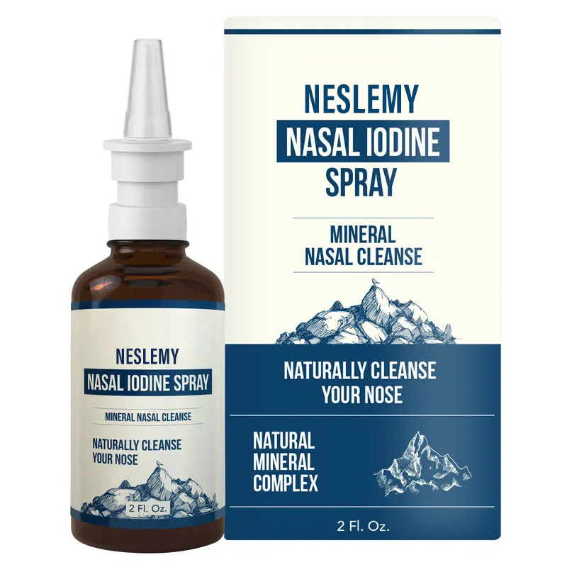 Nasal Cleanse– Neutralize Nose - Iodine + Fulvic Acid Blend -100% Natural Mineral Complex