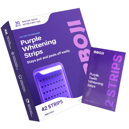 Purple Teeth Whitening Strips | Fast, Gentle & Peroxide-Free Whitening