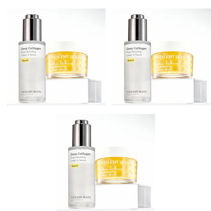 Last Day 60% OFF:Glazed Skin Collagen Duo | Firming Cream + Volufiline Serum