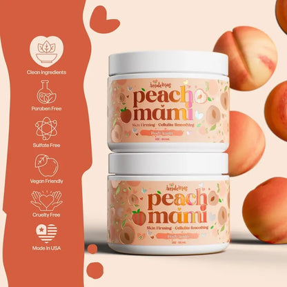Peach Mami Firming Body Cream – Caffeine + Hyaluronic Acid for Smooth