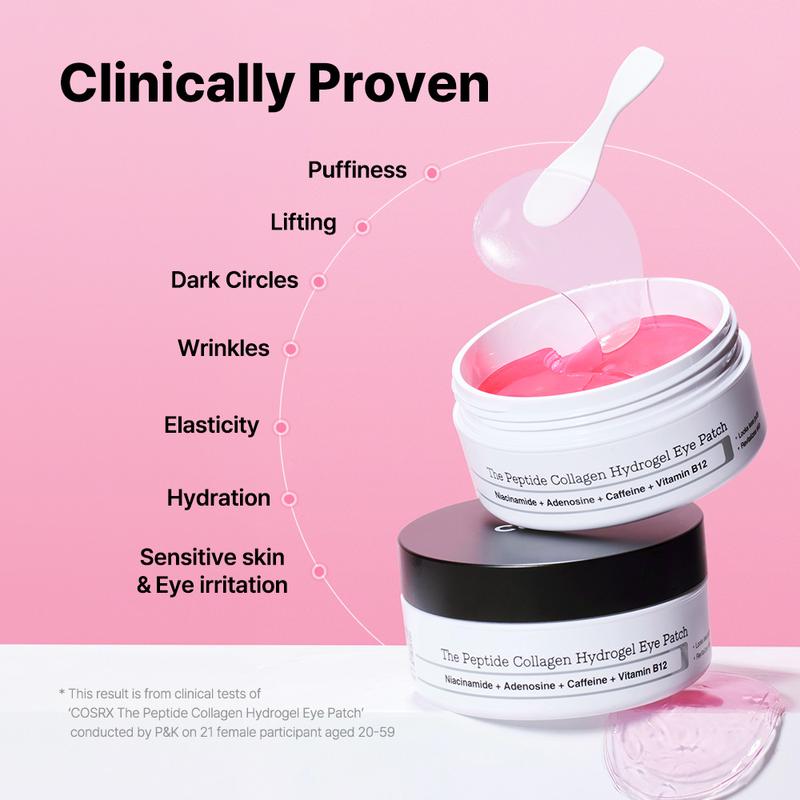 ✨ The Peptide Collagen Hydrogel Eye Patch (60 patches) | DEPUFFS UNDERYE BAGS IN JUST 10 MINUTES
