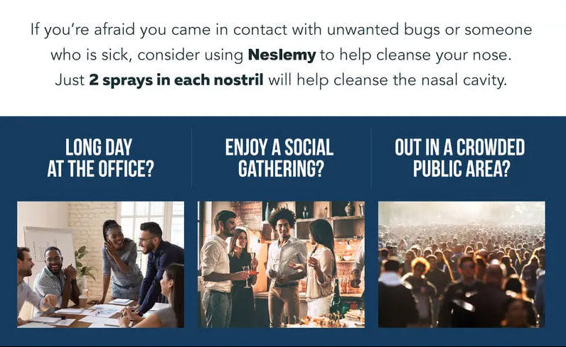 Nasal Cleanse– Neutralize Nose - Iodine + Fulvic Acid Blend -100% Natural Mineral Complex