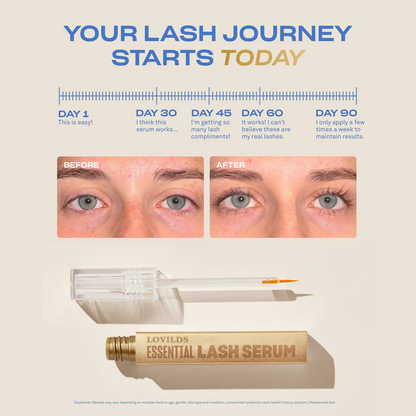【Official certification】🔥Christmas Special Offer-70%OFF & Lash Serum - Fuller & Longer Looking Eyelashes