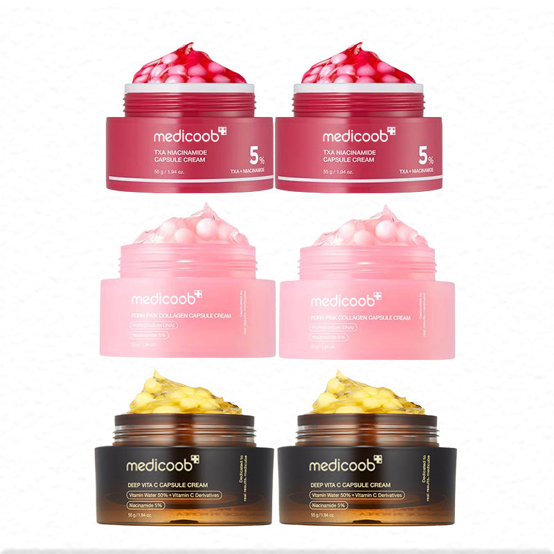 🔥🔥🔥Final 3 hours:70% OFF Mix & Match Boba Cream Set | Tiktok Viral Capsule Creams for Uneven Skin Tone, Glow Hydration, Korean Skincare, K-beauty