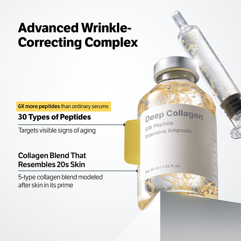 Christmas Special Offer:50% OFF:Deep Collagen Silk Peptide Ampoule-1.35 floz (40 ml)