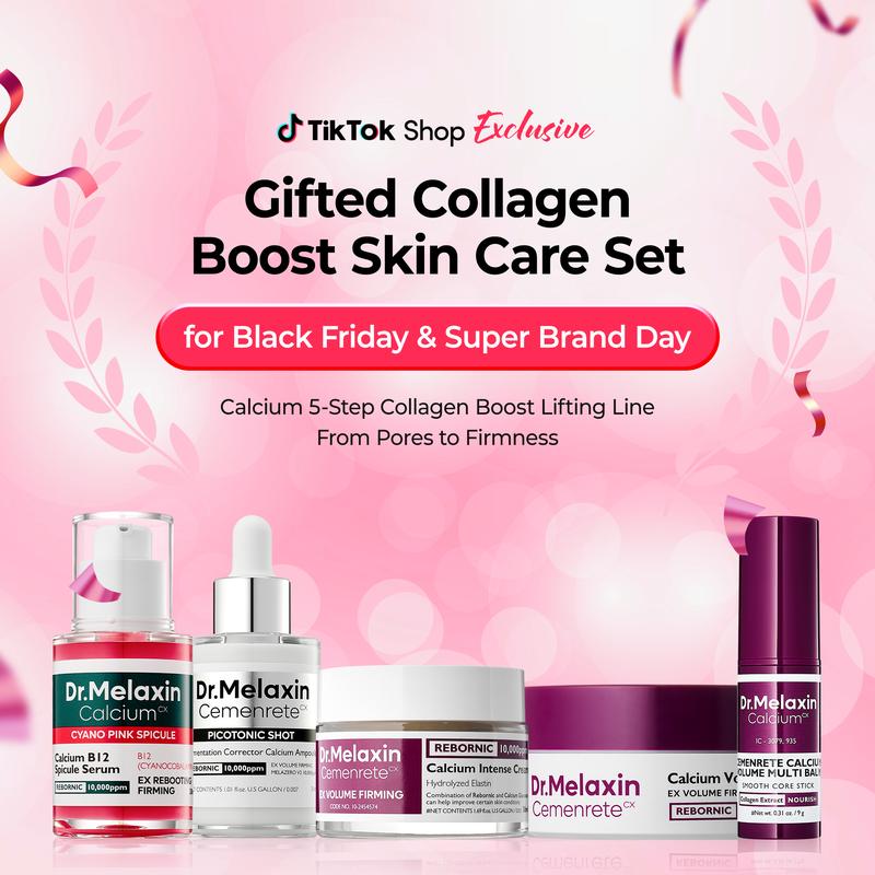 🎄🔥Christmas Special Offer🔥🎄      [Dr.Melaxin Official] Gifted Collagen Boost Set Pore Spot Skin Care Calcium Collagen Volume Firming Balm for Enhanced Skin Health routine