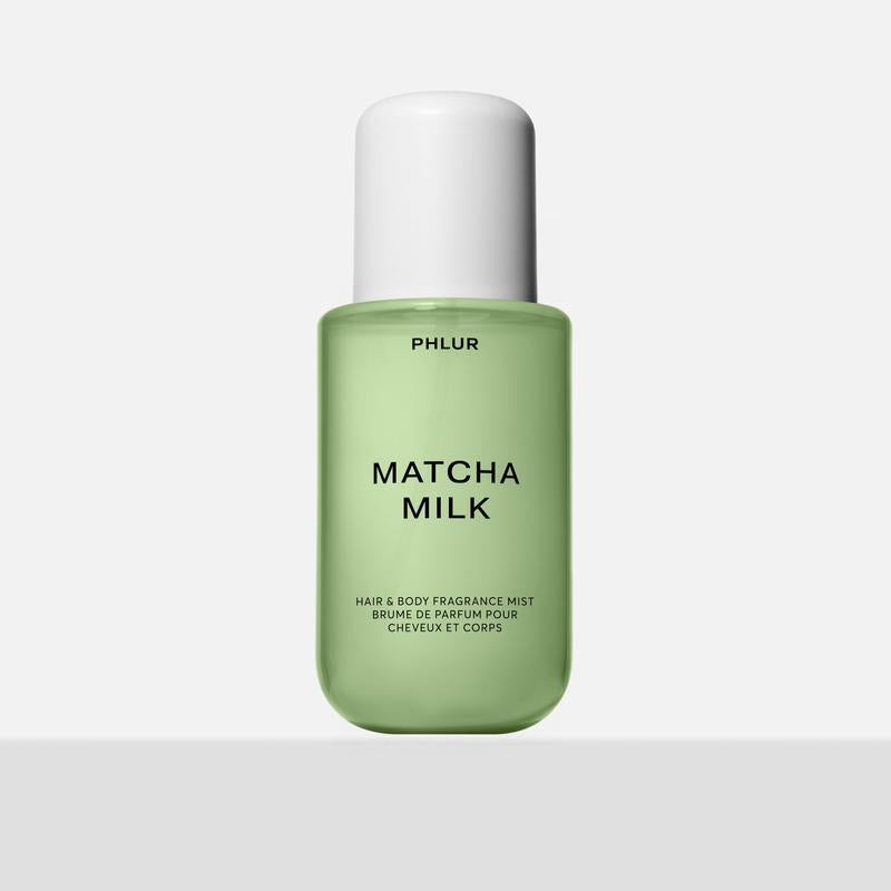 PHLUR Berry Matcha Latte Duo - Matcha Milk + Berry Cream Full Size Body Mist Set (2 x 8 Fl Oz)