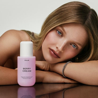 PHLUR Berry Matcha Latte Duo - Matcha Milk + Berry Cream Full Size Body Mist Set (2 x 8 Fl Oz)