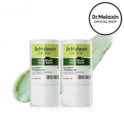 [Dr.Melaxin Official] CACTOX PORE RELIEF MULTI BALM with Cactus Cooling Reduce Puffiness & Pore Tightening for Visible Pore Care Skin Repair