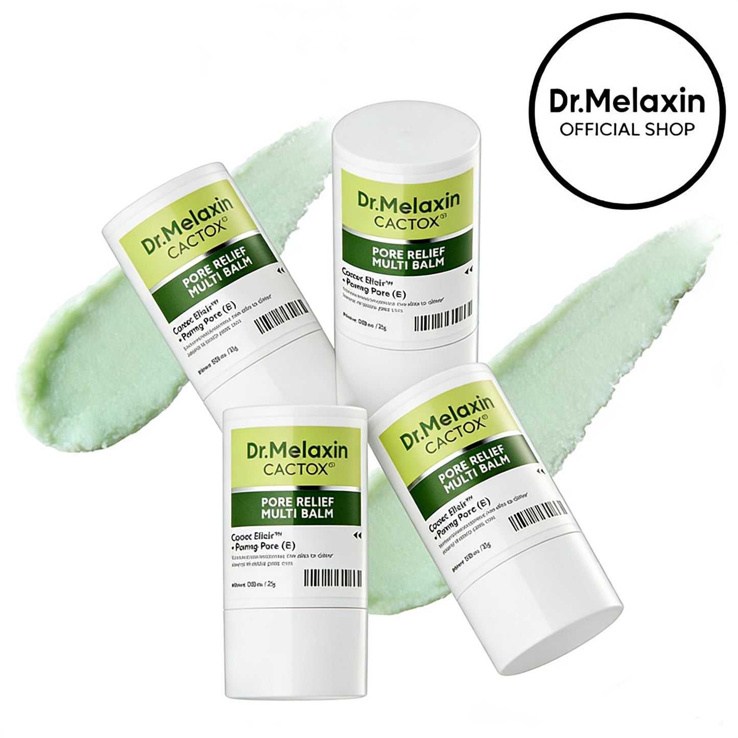 [Dr.Melaxin Official] CACTOX PORE RELIEF MULTI BALM with Cactus Cooling Reduce Puffiness & Pore Tightening for Visible Pore Care Skin Repair