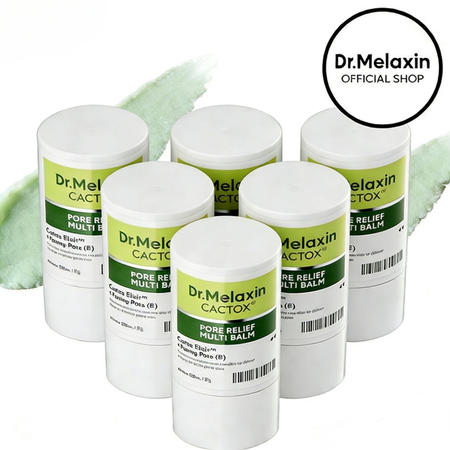 [Dr.Melaxin Official] CACTOX PORE RELIEF MULTI BALM with Cactus Cooling Reduce Puffiness & Pore Tightening for Visible Pore Care Skin Repair